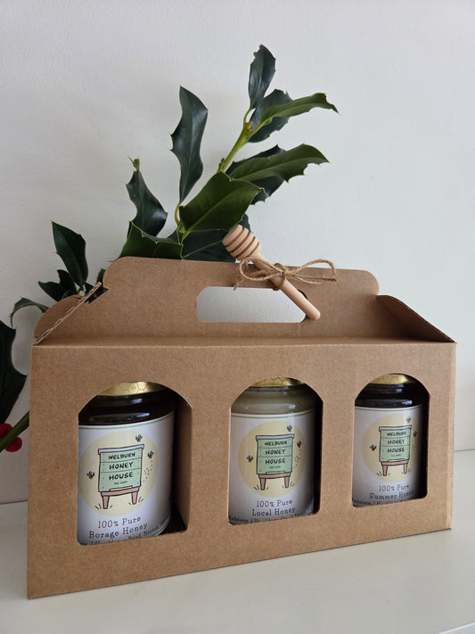 3x Honey Gift Set
