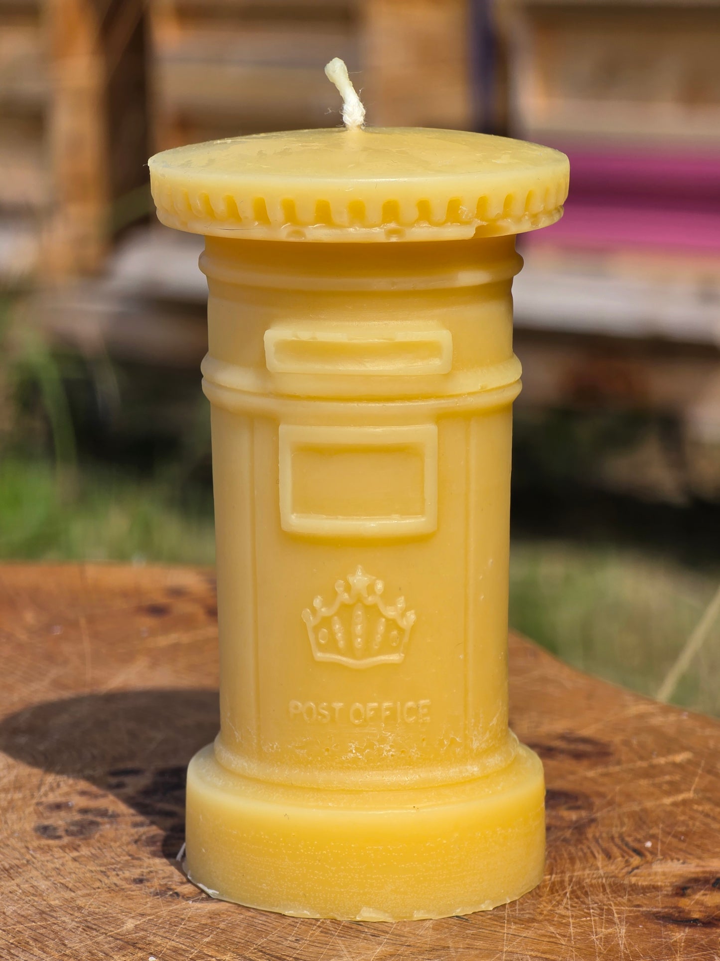 Beeswax Post Box Candle