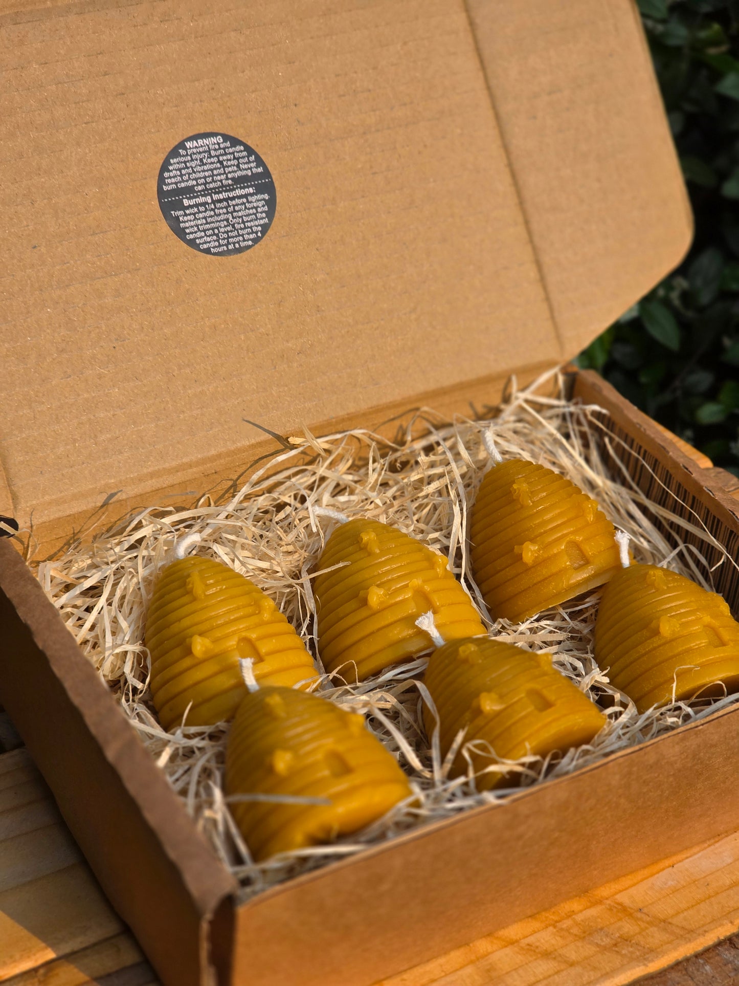 Skep Beeswax Candles