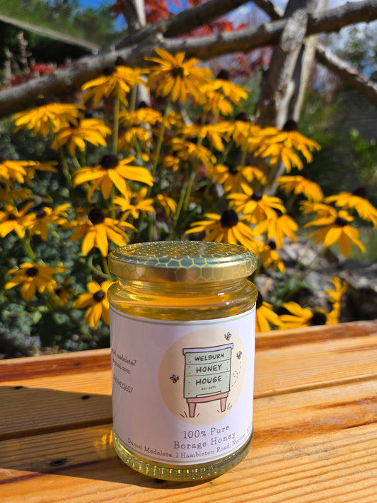 North Yorkshire Borage Runny Honey (340g)