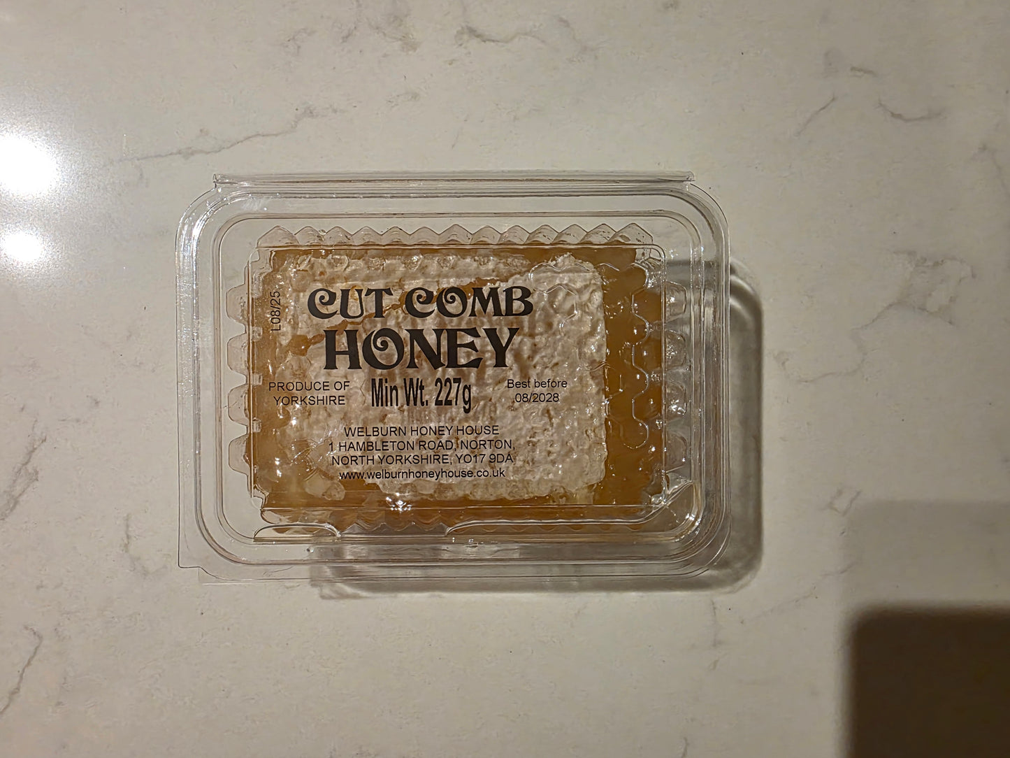 Pure Yorkshire Summer Honey Comb 227g