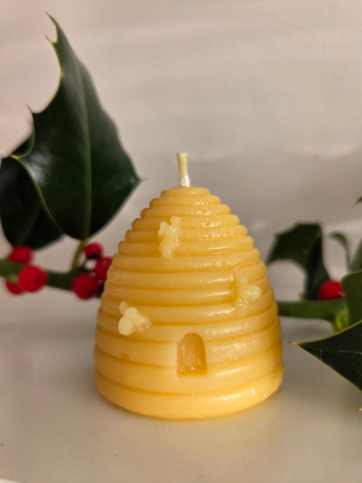 Beeswax Skep Candle