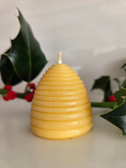 Beeswax Skep Candle