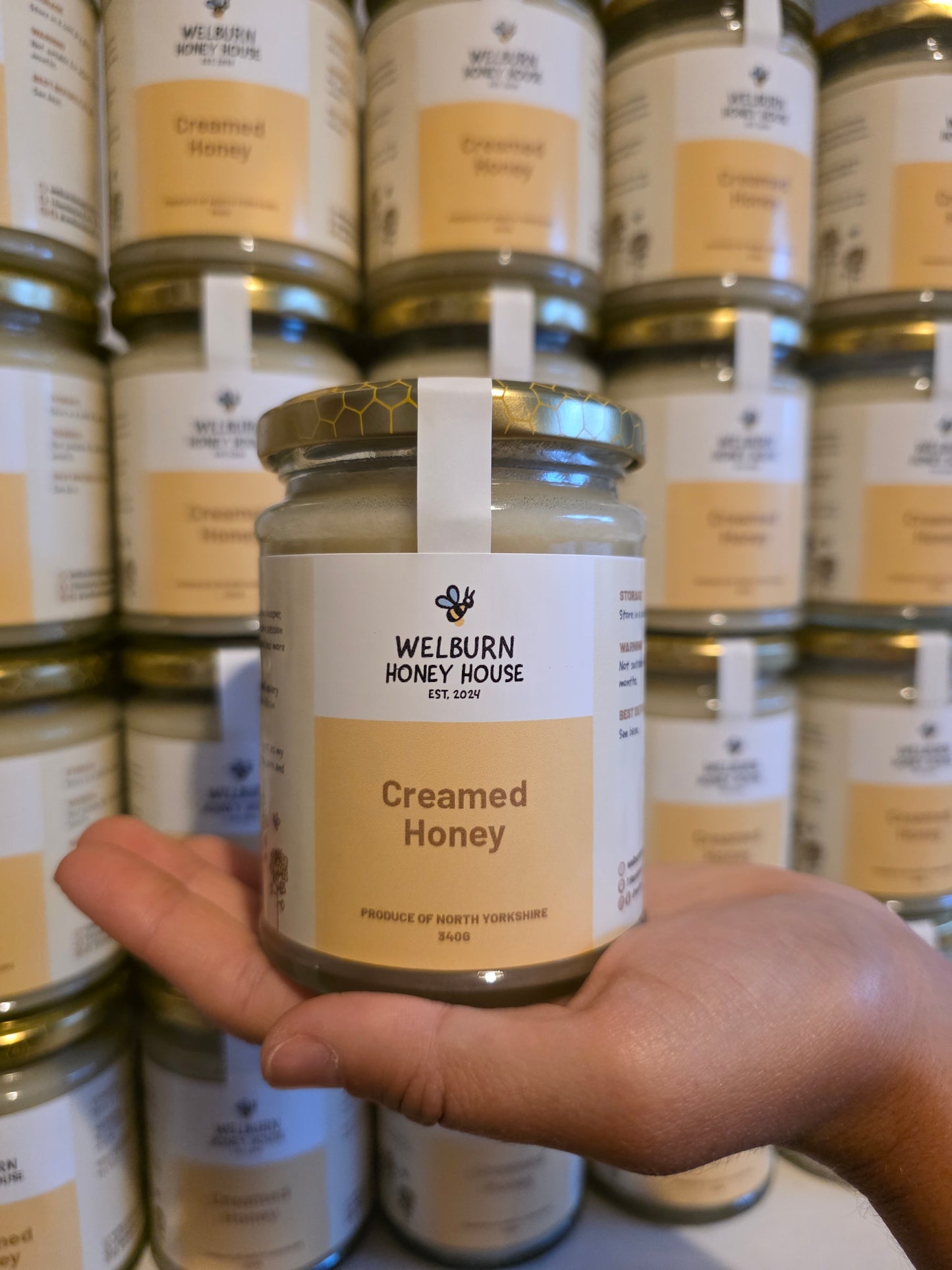 North Yorkshire Creamed Honey (340g)