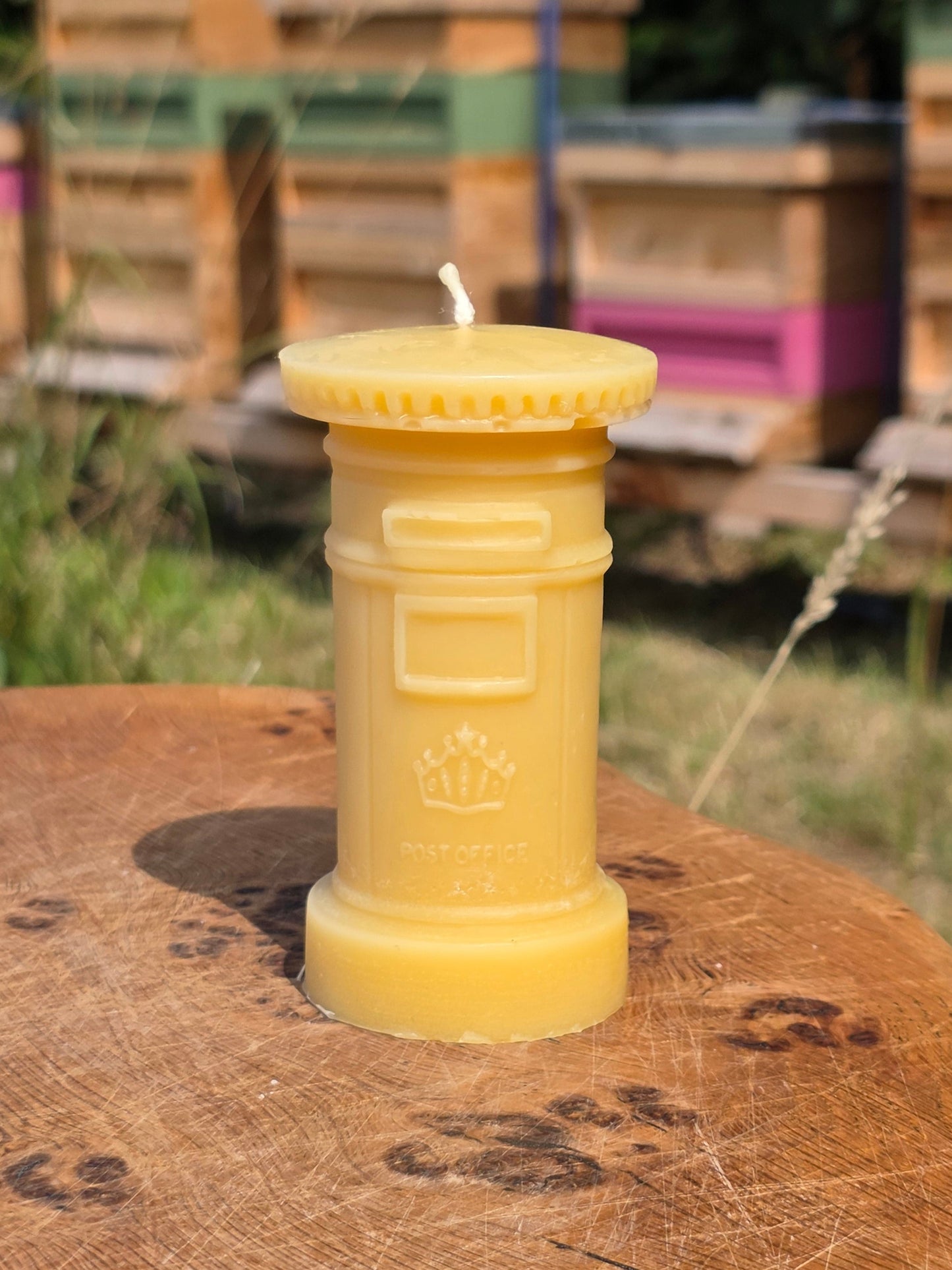 Beeswax Post Box Candle