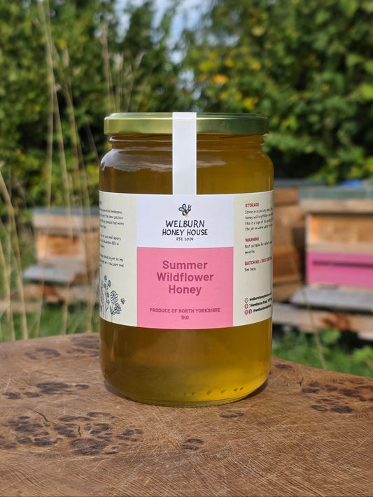 North Yorkshire Summer Wildflower Runny Honey (1kg)