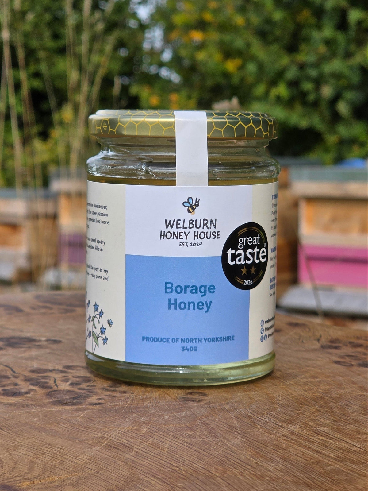 North Yorkshire Borage Honey 340g