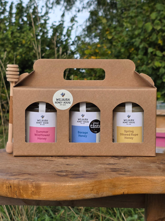 3x Honey Gift Set