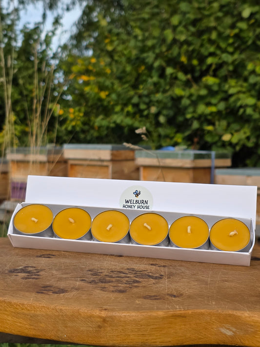 Scottish Heather Beeswax Tealights (6 pack)