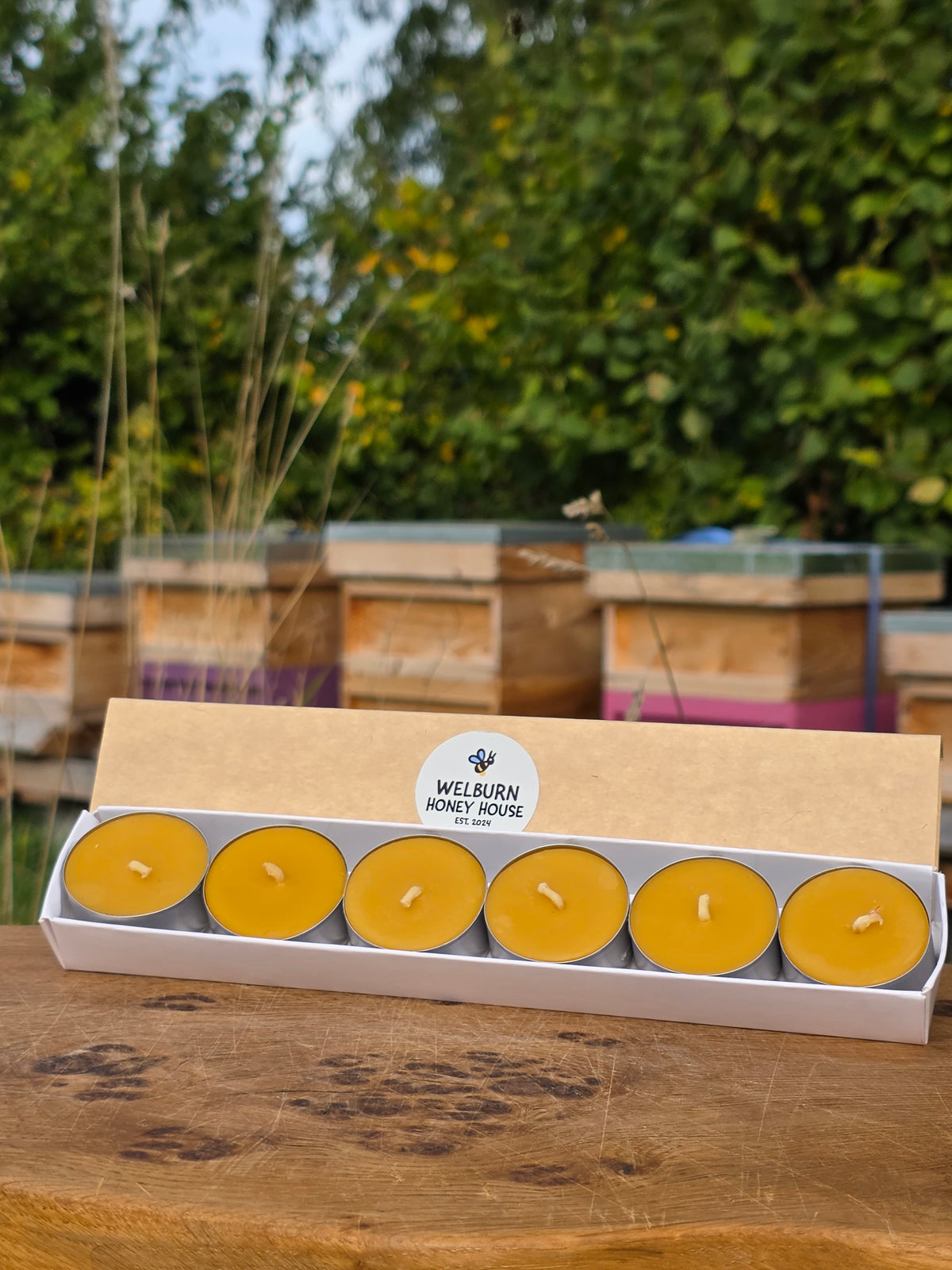 Scottish Heather Beeswax Tealights (6 pack)