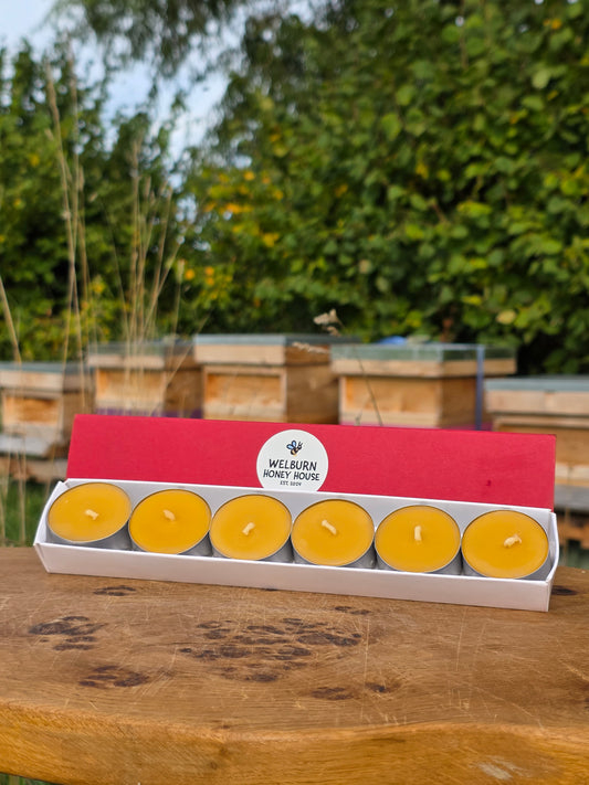 Scottish Heather Beeswax Tealights (6 pack)