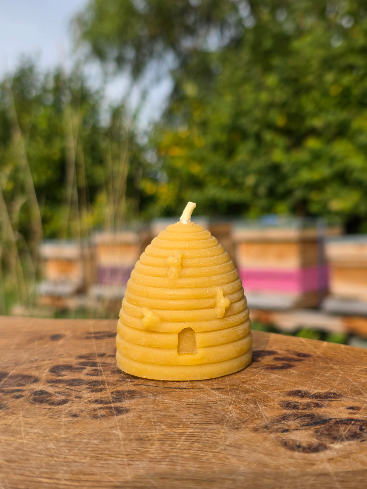 Beeswax Skep Candles (4 pack)