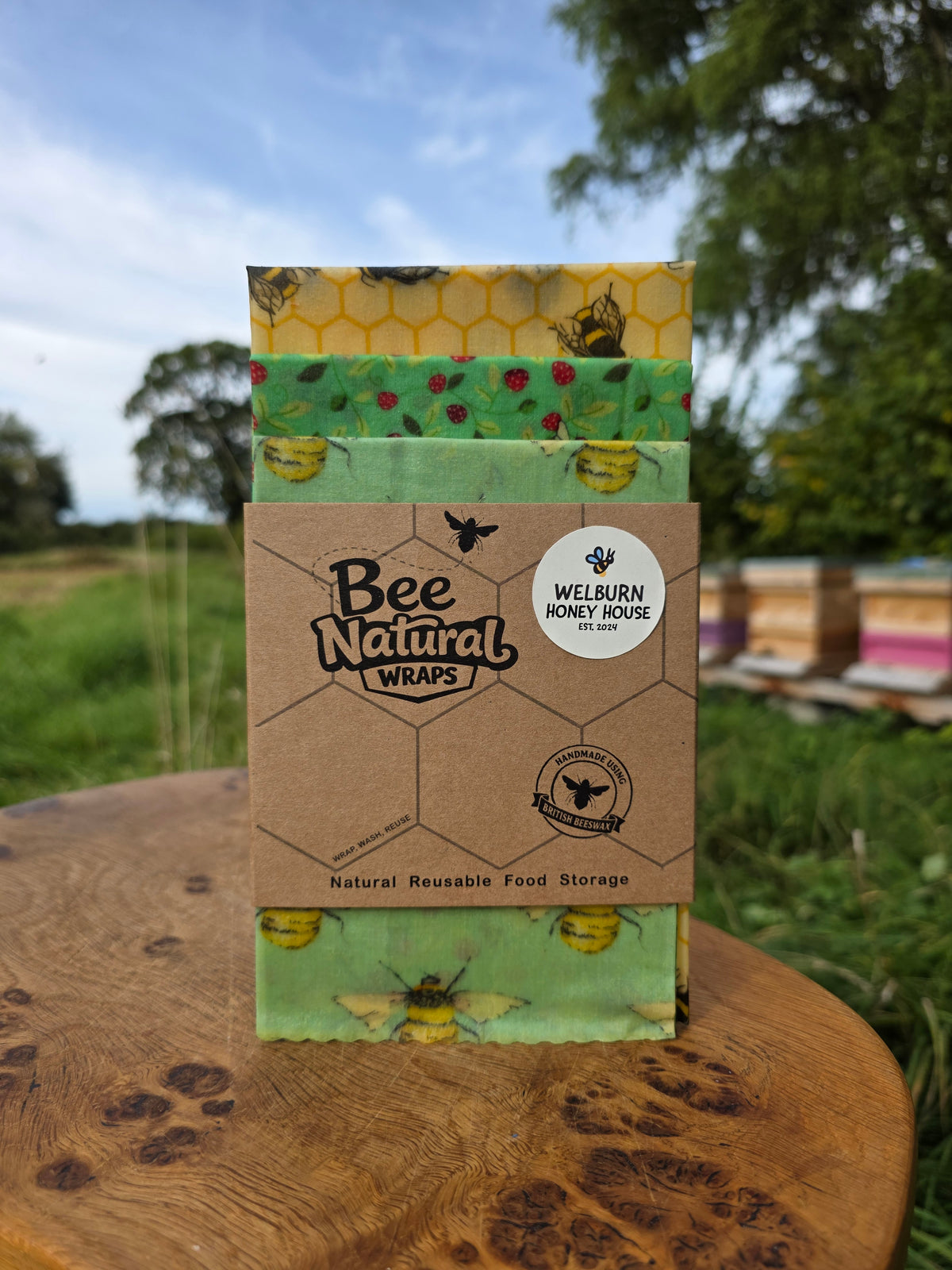 Beeswax Wraps (3 pack)