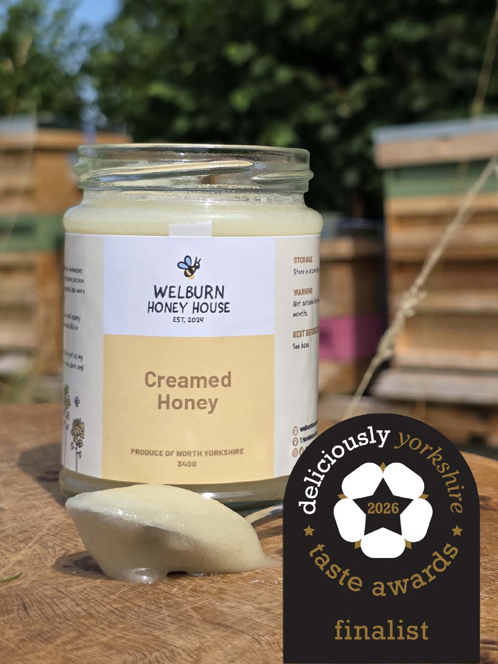 North Yorkshire Creamed Honey (340g)