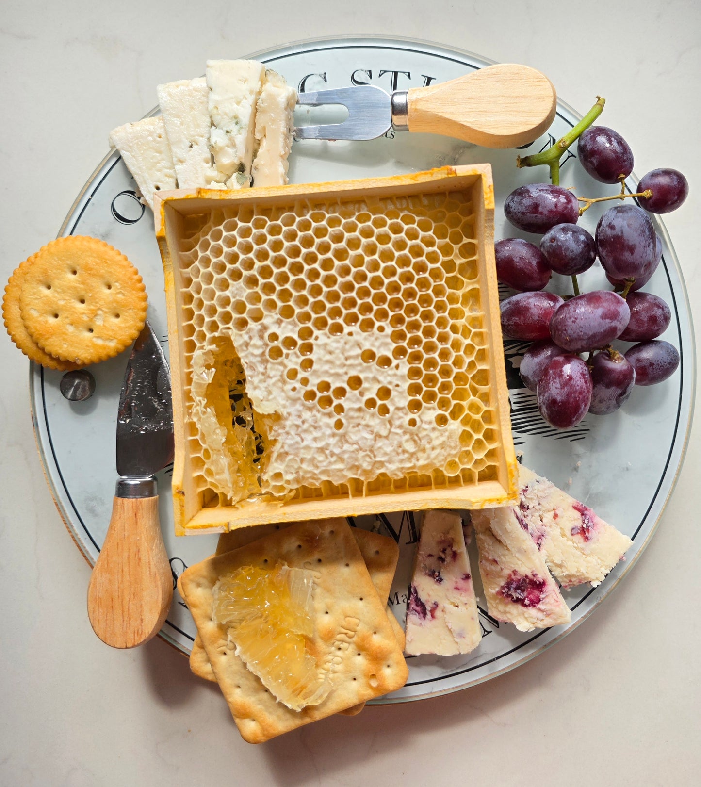 Spring Oil Seed Rape Comb Honey Section