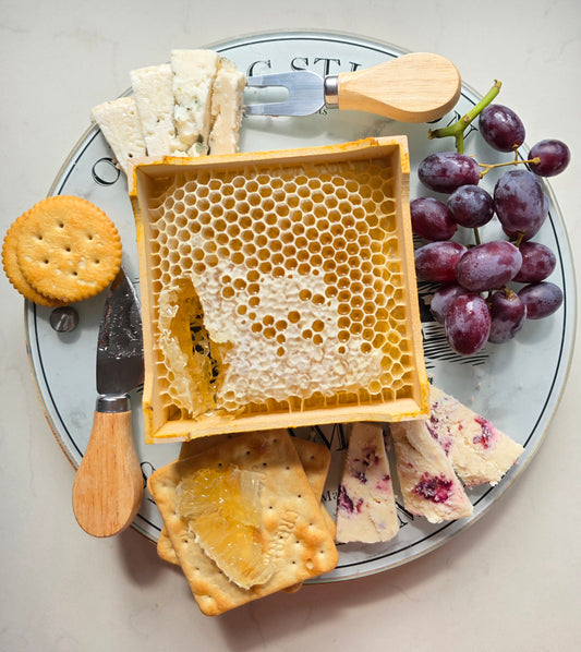 Spring Oil Seed Rape Comb Honey Section