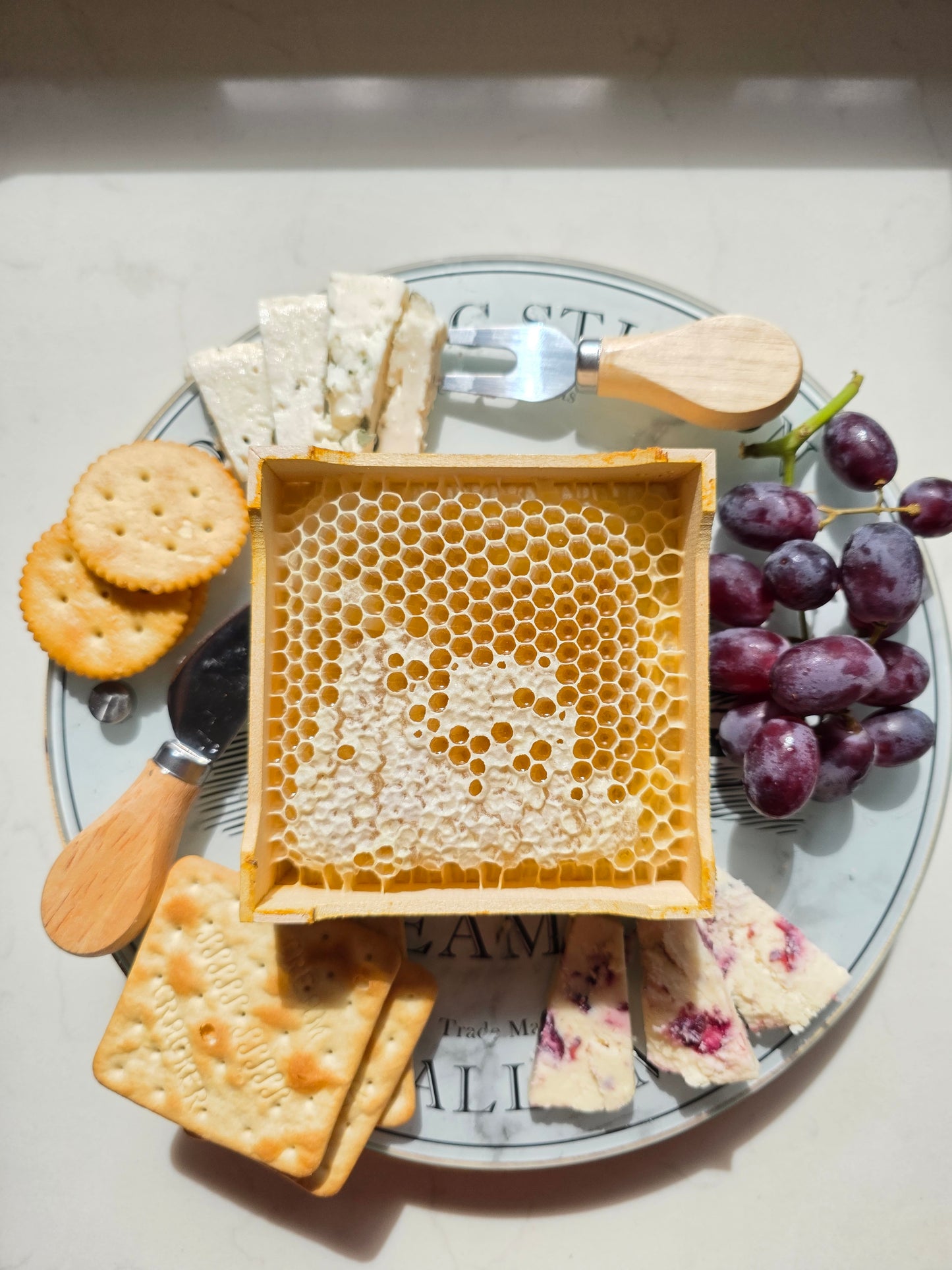 Spring Oil Seed Rape Comb Honey Section