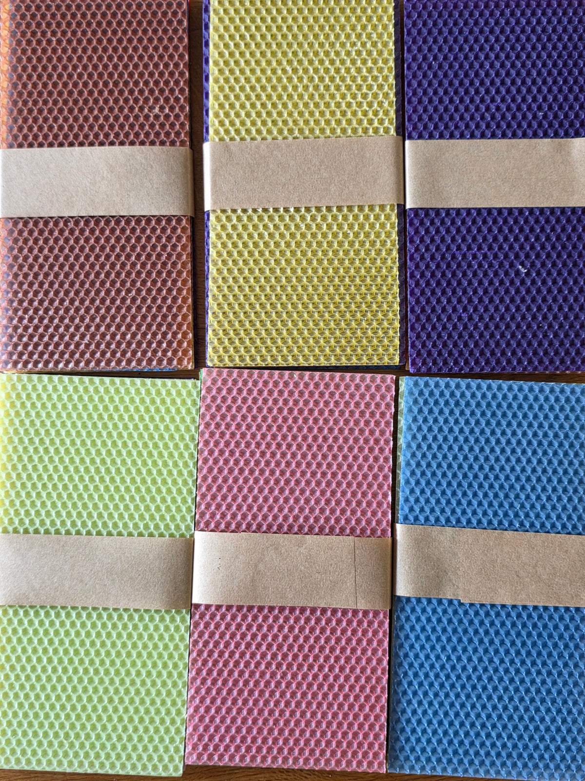 Multicoloured Beeswax Rolled Candles Kit